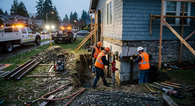 Building Foundation Repair in Greenville, SC