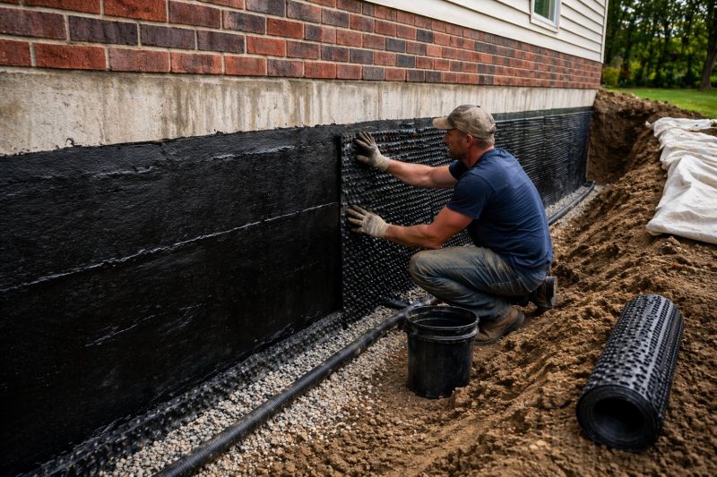 Wall Waterproofing in Fredericksburg, VA