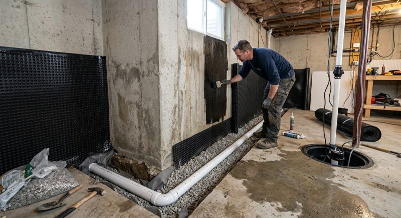 Basement Walls Waterproofing in Columbus, OH