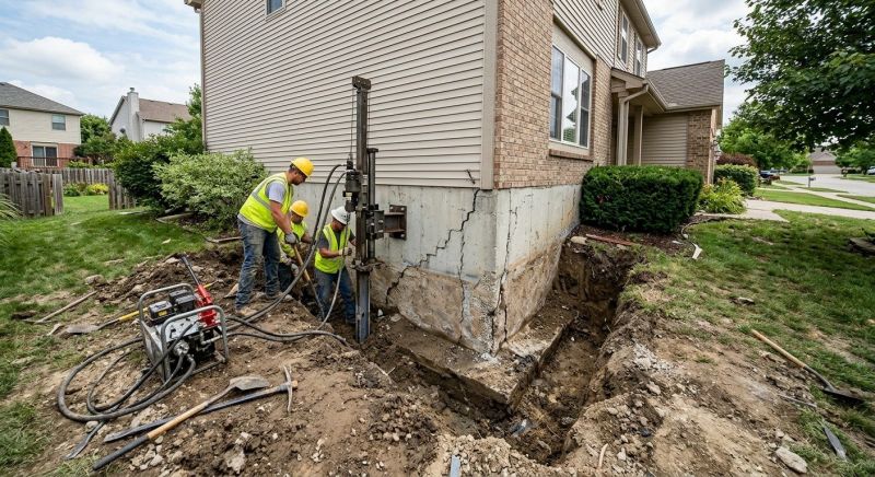 Building Foundation Repair in Greenville, SC