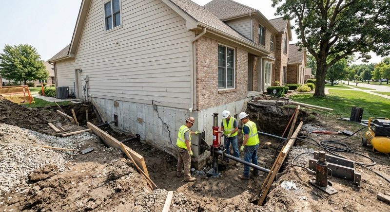 Exterior Foundation Repair in Columbus, OH