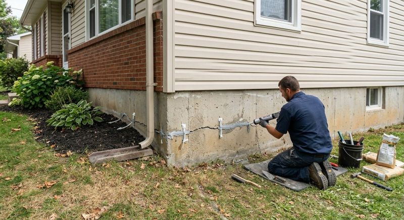 Foundation Crack Sealing in Sarasota, FL