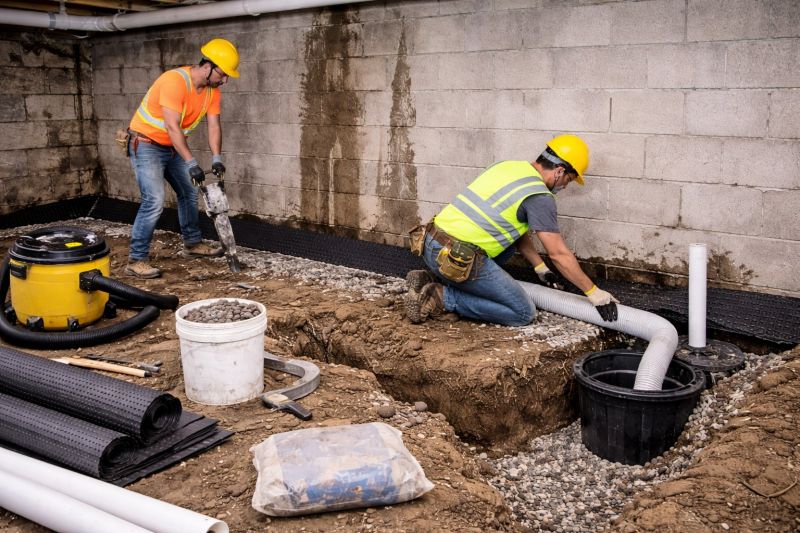 Wet Basement Solutions in Greenville, SC