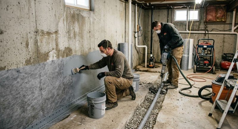 Wet Basement Solutions in Greenville, SC